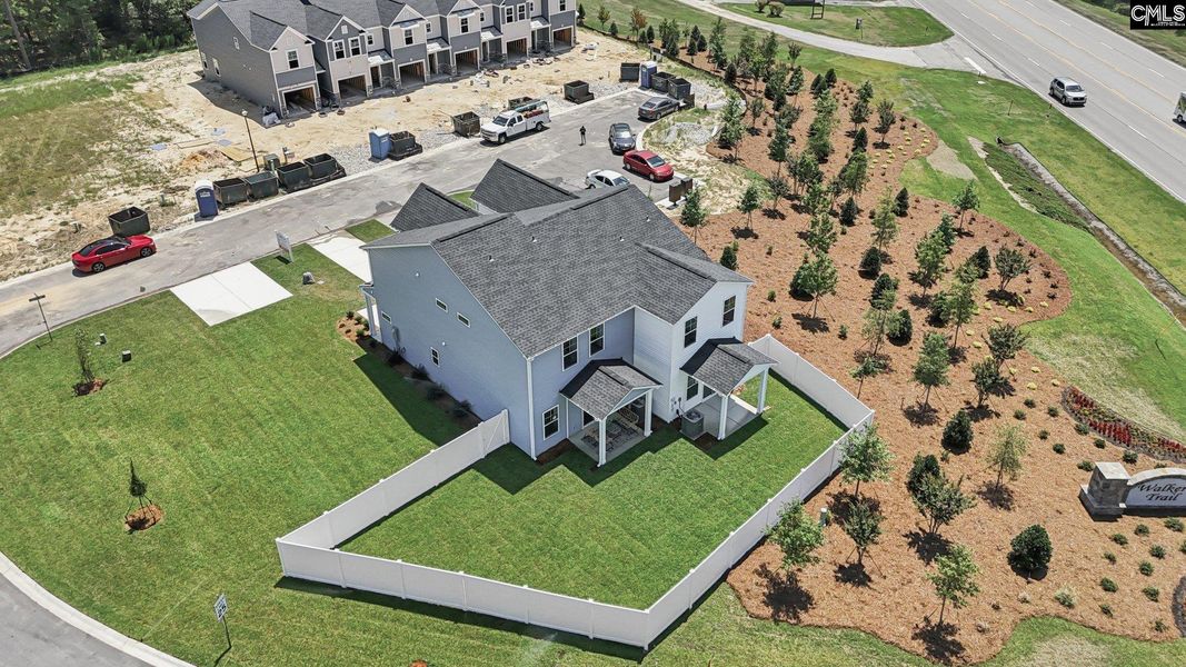 Front exterior of a new home in Walker’s Trail, Lexington, SC, highlighting curb appeal (Image 24).