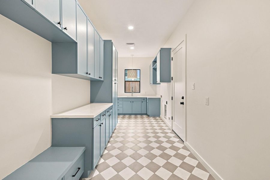 Mud room.
