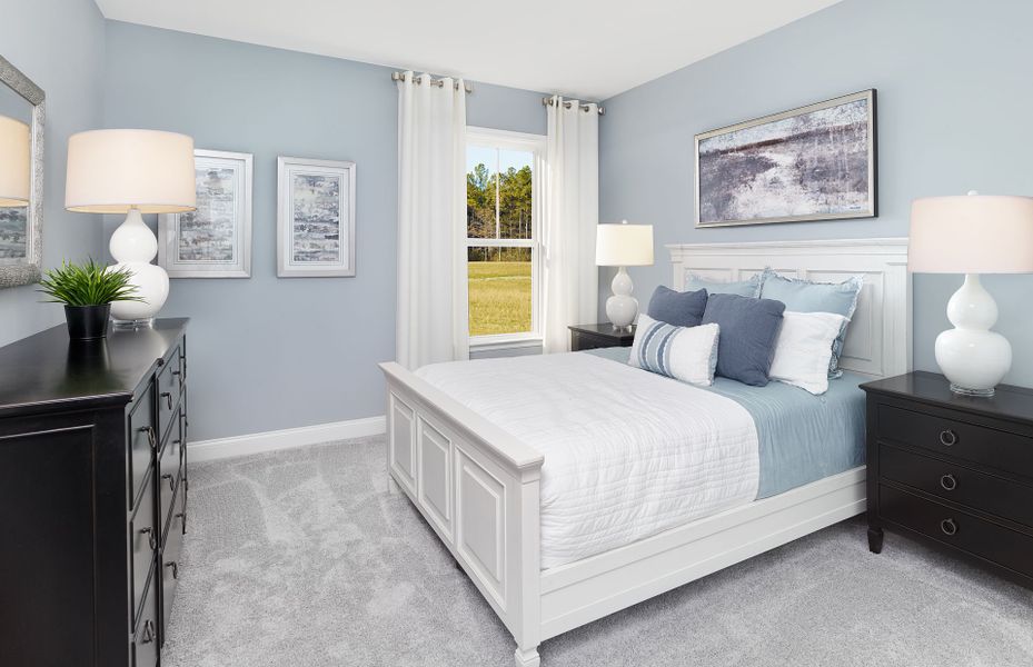 Representative furnished interior of a home built from the Marigold by Pulte Homes in Long Savanna, Charleston (Image 12).