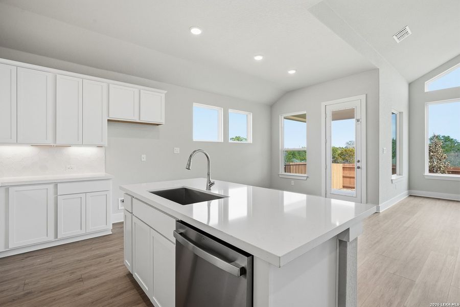 Furnished interior view inside a new home in Stillwater Ranch, San Antonio (Image 10).