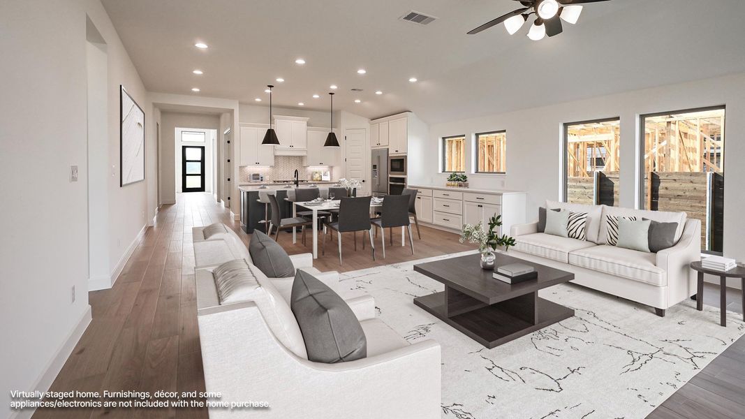 Furnished interior view inside a new home in Juniper Springs, Lockhart (Image 5).
