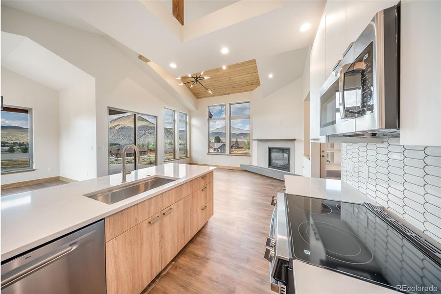 Furnished interior view inside a new home in , Hot Sulphur Springs (Image 6).