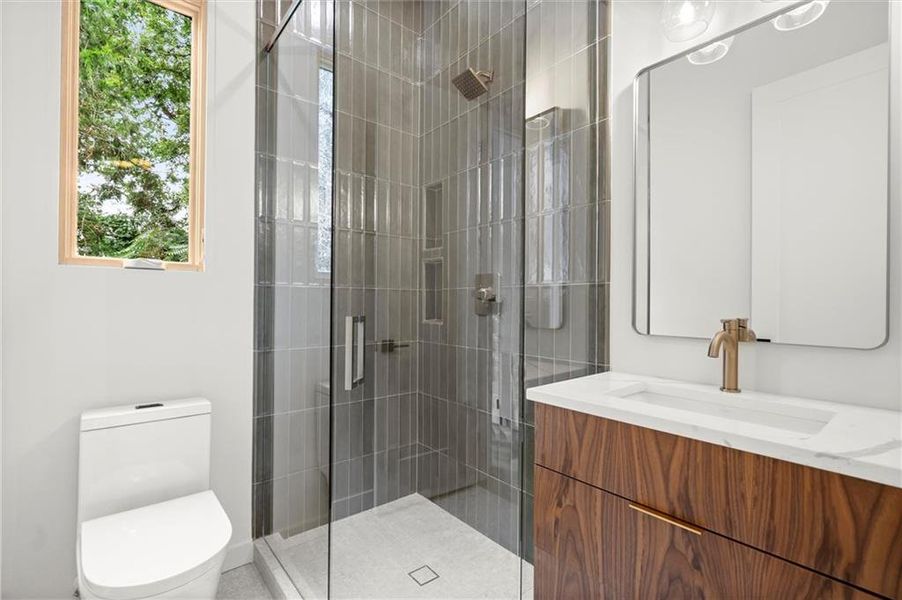 Furnished interior view inside a new home in , Atlanta (Image 11).