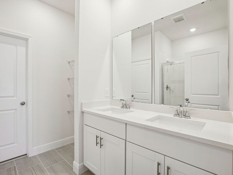 Furnished interior view inside a new home in Cyrene at Minneola - Villas, Minneola (Image 8).