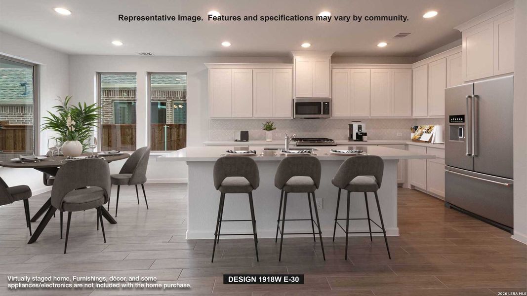 Furnished interior view inside a new home in Legacy at Lake Dunlap, New Braunfels (Image 4).