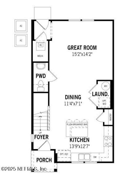 2D floor plan layout of this home in , St. Johns, FL (Image 4).