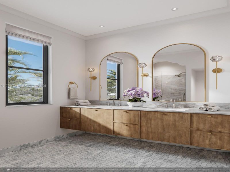 Furnished interior view inside a new home in The Village at Coral Gables, Coral Gables (Image 4).