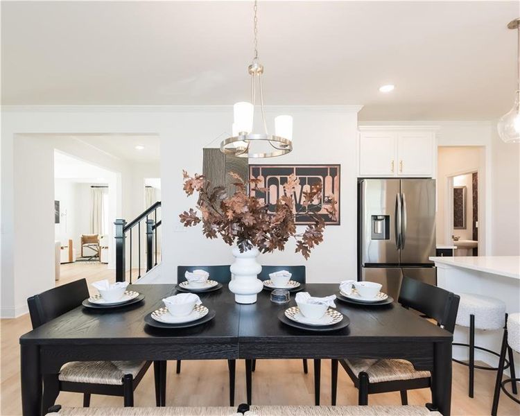 Furnished interior view inside a new home in Stratford Square, Lawrenceville (Image 6).
