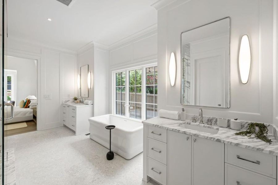 Furnished interior view inside a new home in , Atlanta (Image 12). Furnished interior view inside a new home in , Atlanta (Image 12).