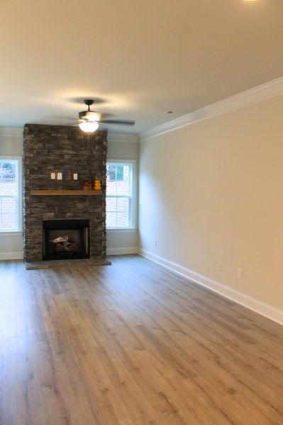 Spacious, unfurnished interior of a new home in Weybridge, Burlington (Image 12). Spacious, unfurnished interior of a new home in Weybridge, Burlington (Image 12).