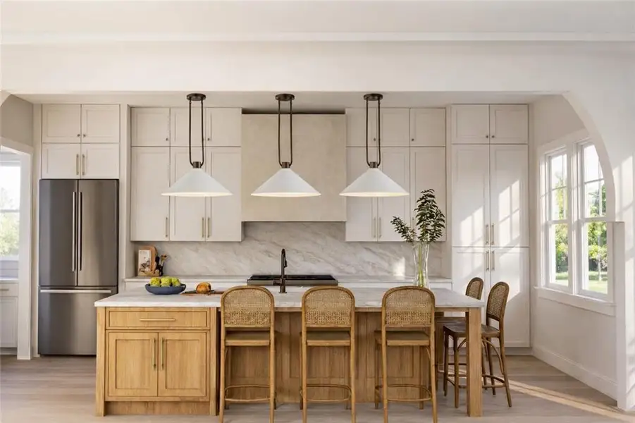 Furnished interior view inside a new home in Echo at Crabapple, Milton (Image 6).