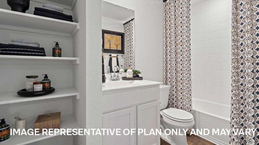 Furnished interior view inside a new home in Palomino, Manor (Image 34).