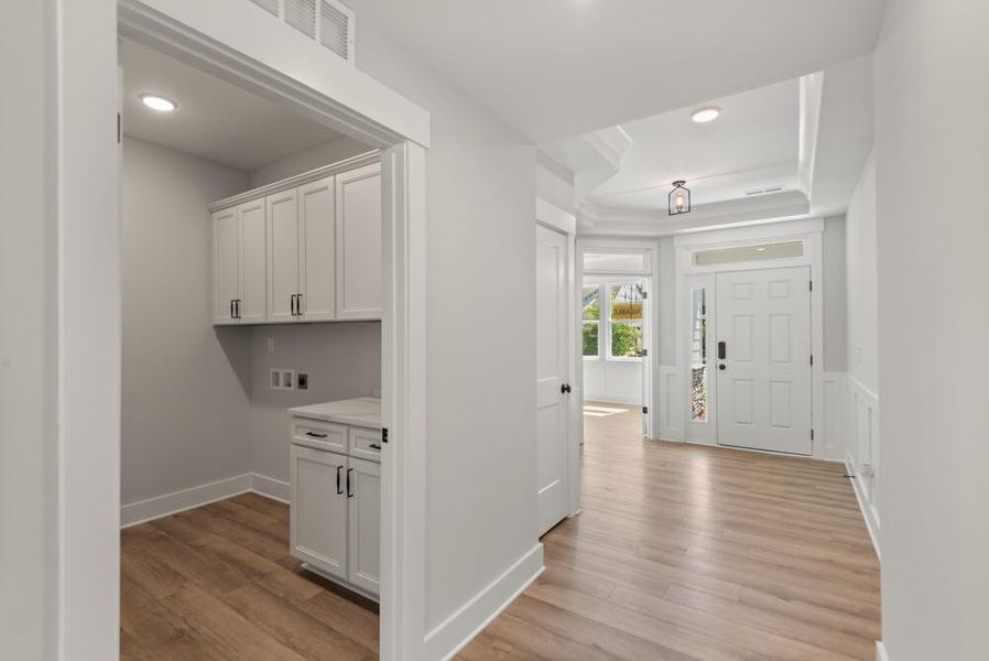 Furnished interior view inside a new home in Wexford, Elon (Image 19).