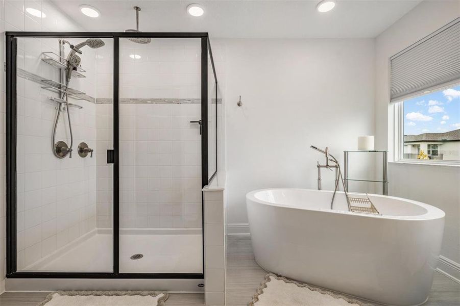 Furnished interior view inside a new home in , Wesley Chapel (Image 39).