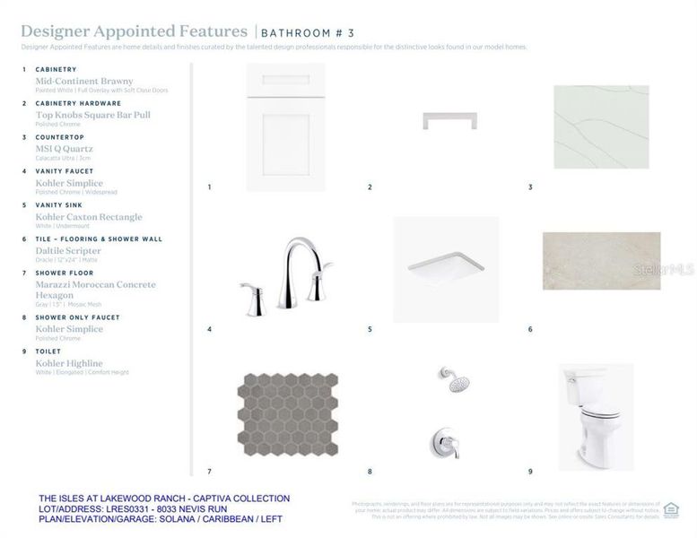 Sample of building materials used in homes in , Bradenton (Image 2).