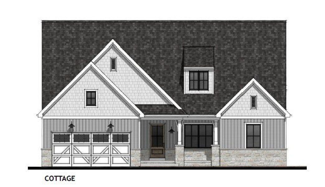 Representative rendering of the exterior for the Kipling by Keystone Custom Homes (Image 3).