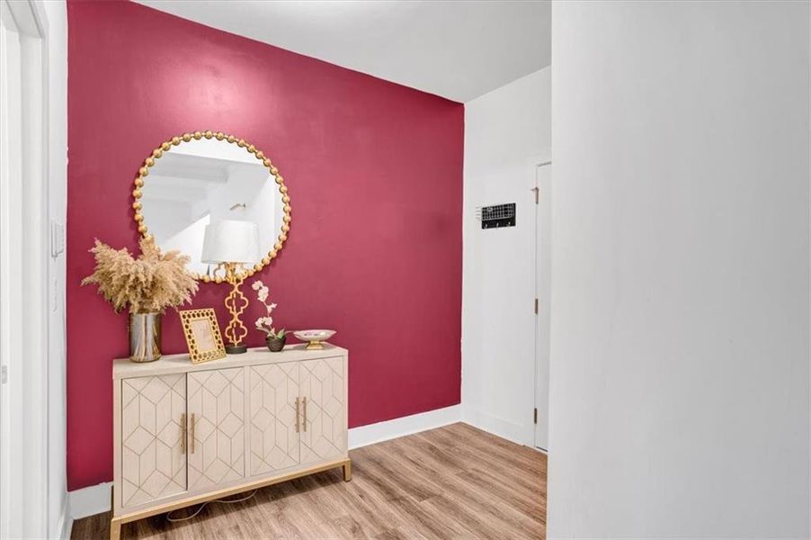 Furnished interior view inside a new home in Renaissance at South Park, Fairburn (Image 10).