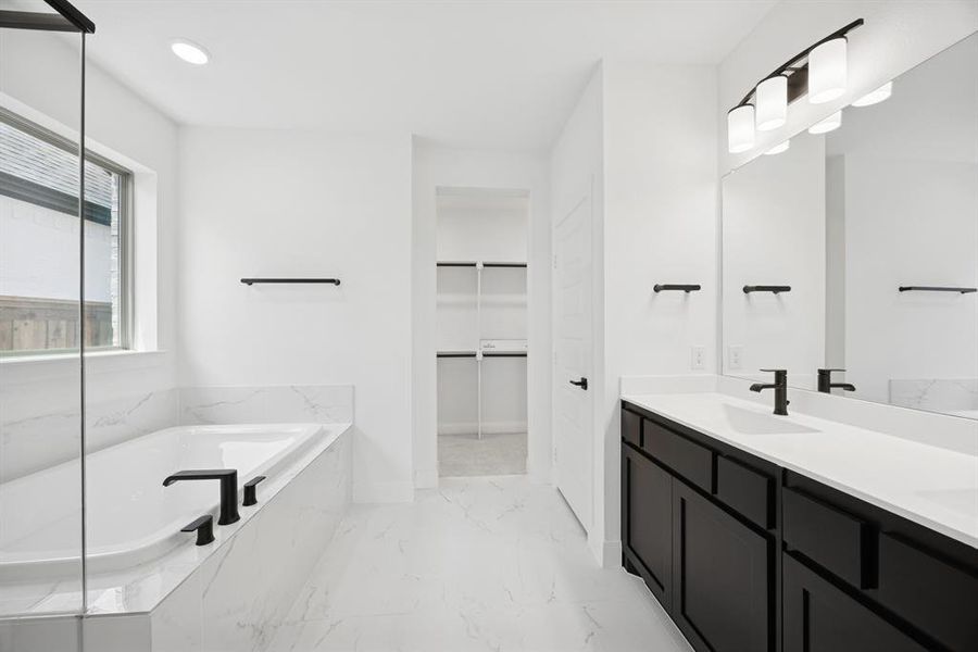 Furnished interior view inside a new home in Talia – Cottage Series, Mesquite (Image 13). Furnished interior view inside a new home in Talia – Cottage Series, Mesquite (Image 13).