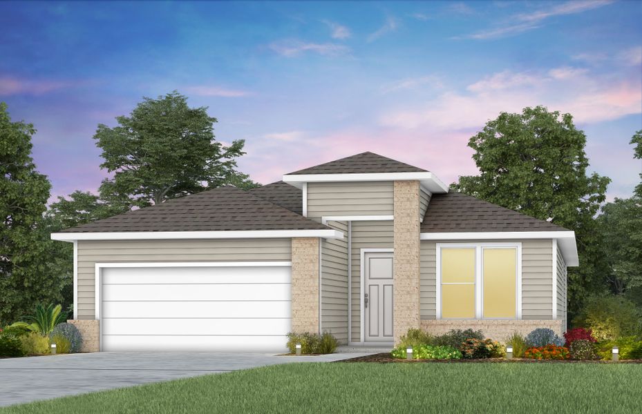 Front exterior of a new home in Del Webb Barton Village, Lebanon, TN, highlighting curb appeal (Image 22). Front exterior of a new home in Del Webb Barton Village, Lebanon, TN, highlighting curb appeal (Image 22).