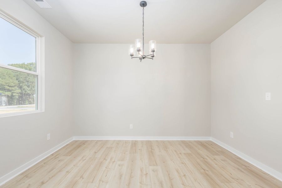 Representative unfurnished interior of a home built from the Hickory w/ Bonus Rm by Nason Homes in Woodland Farms, Dickson (Image 20). Representative unfurnished interior of a home built from the Hickory w/ Bonus Rm by Nason Homes in Woodland Farms, Dickson (Image 20).