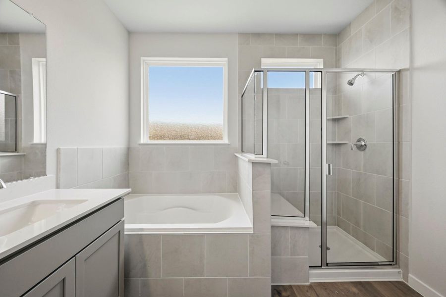 Furnished interior view inside a new home in Park Hill Villas, Stafford (Image 10).