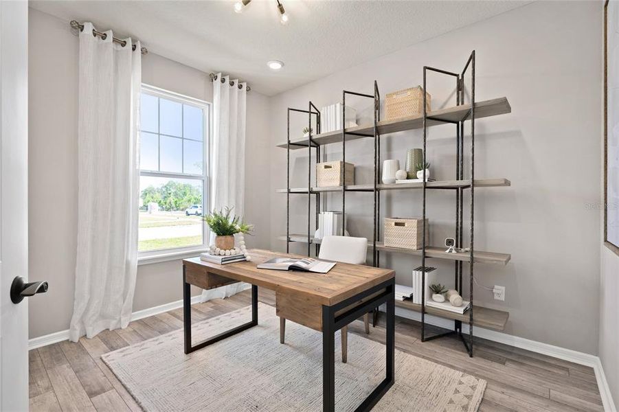 Furnished interior view inside a new home in Parkside Trails, Clermont (Image 5).