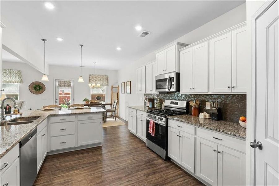 Furnished interior view inside a new home in Jackson Farm, Cartersville (Image 45).