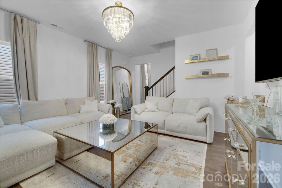 Furnished interior view inside a new home in Aubreywood, Charlotte (Image 37).