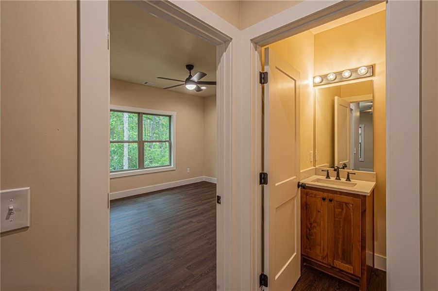 Furnished interior view inside a new home in , Dahlonega (Image 11).