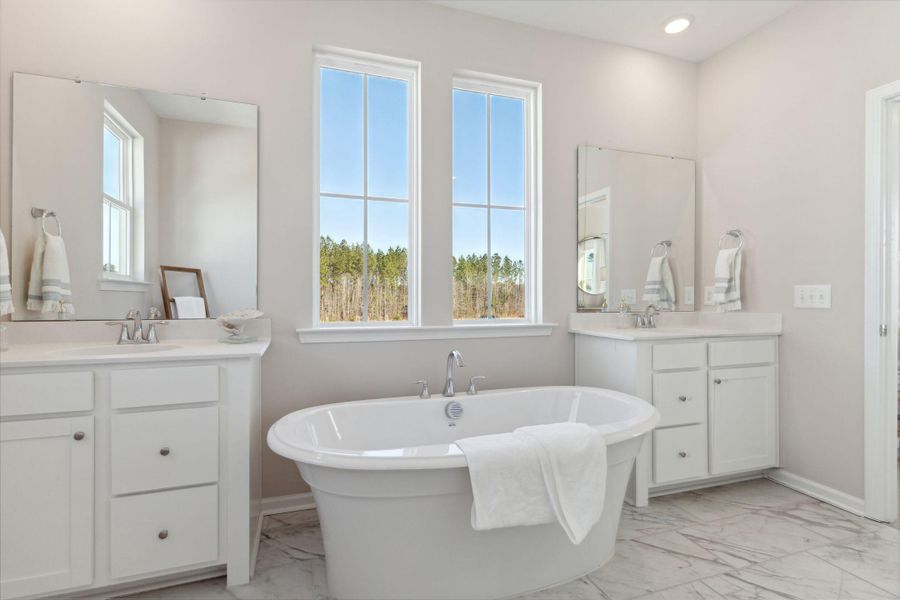 Furnished interior view inside a new home in Heron's Walk at Summers Corner, Summerville (Image 16).