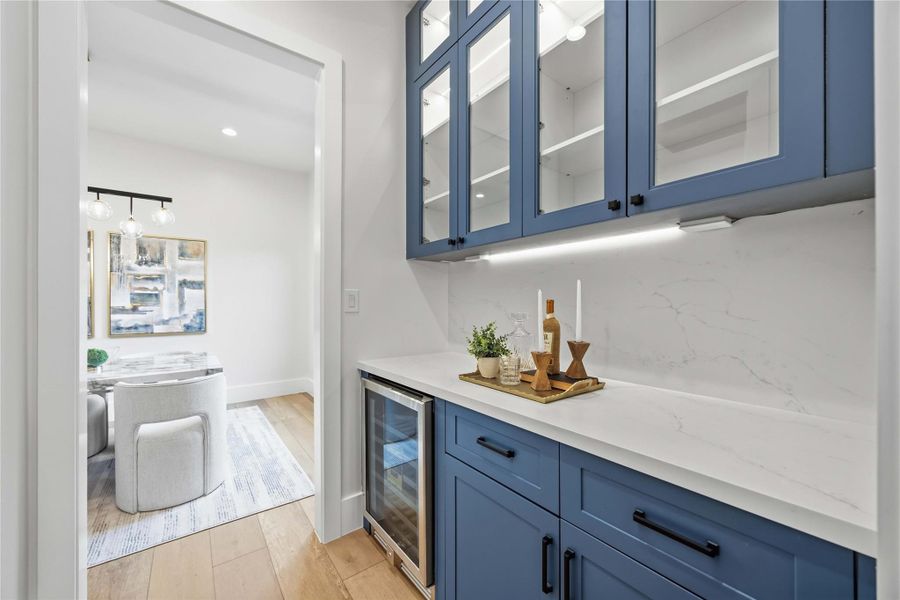 Furnished interior view inside a new home in , Houston (Image 34).