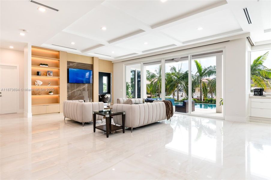 Furnished interior view inside a new home in , Lighthouse Point (Image 31).