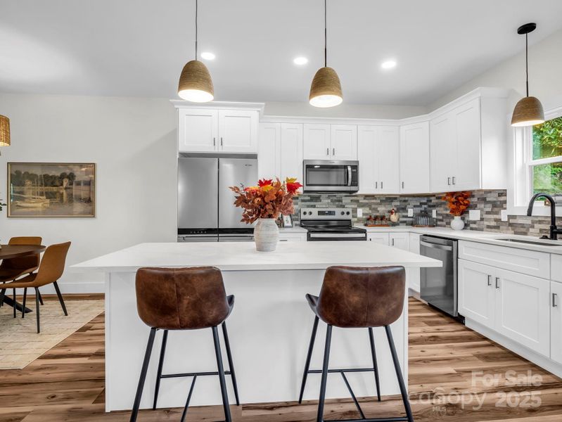 Furnished interior view inside a new home in , Hendersonville (Image 18).