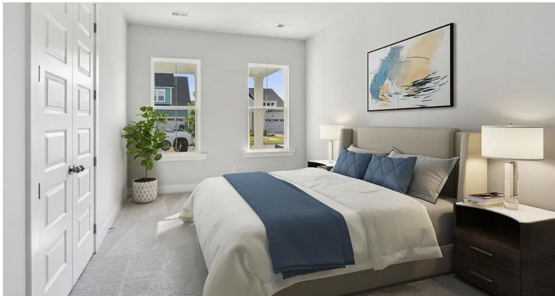 Furnished interior view inside a new home in Carnes Crossroads: Arbor Collection, Summerville (Image 6). Furnished interior view inside a new home in Carnes Crossroads: Arbor Collection, Summerville (Image 6).