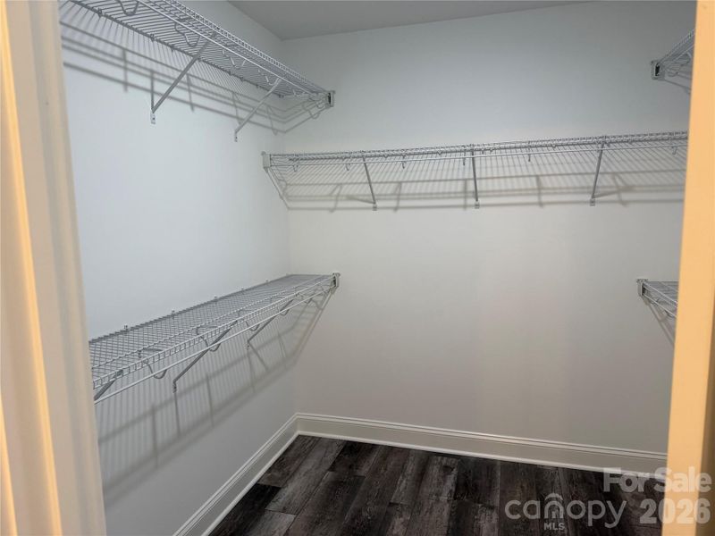 Primary walk-in closet