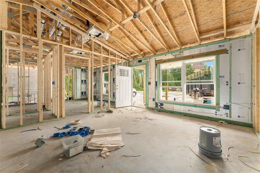 In-progress construction of a new home in , Ocala, FL (Image 23).