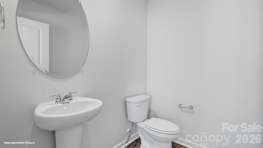 Furnished interior view inside a new home in The Hamptons at Hickory, Hickory (Image 8).