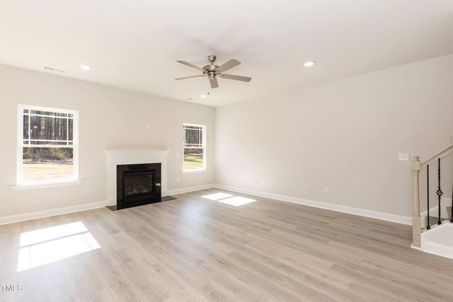 Representative unfurnished interior of a home built from the 2721 by Adams Homes in Hidden Pines, Cameron (Image 22).