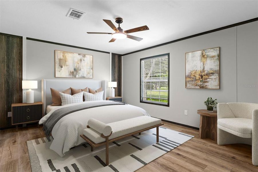 Furnished interior view inside a new home in , Spring Hill (Image 11). Furnished interior view inside a new home in , Spring Hill (Image 11).