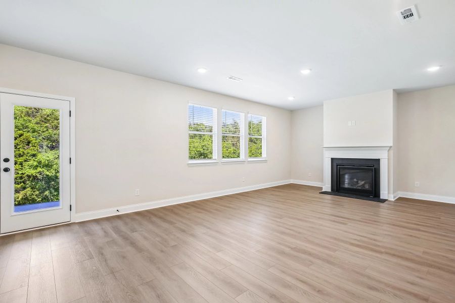 Family Room with Fireplace