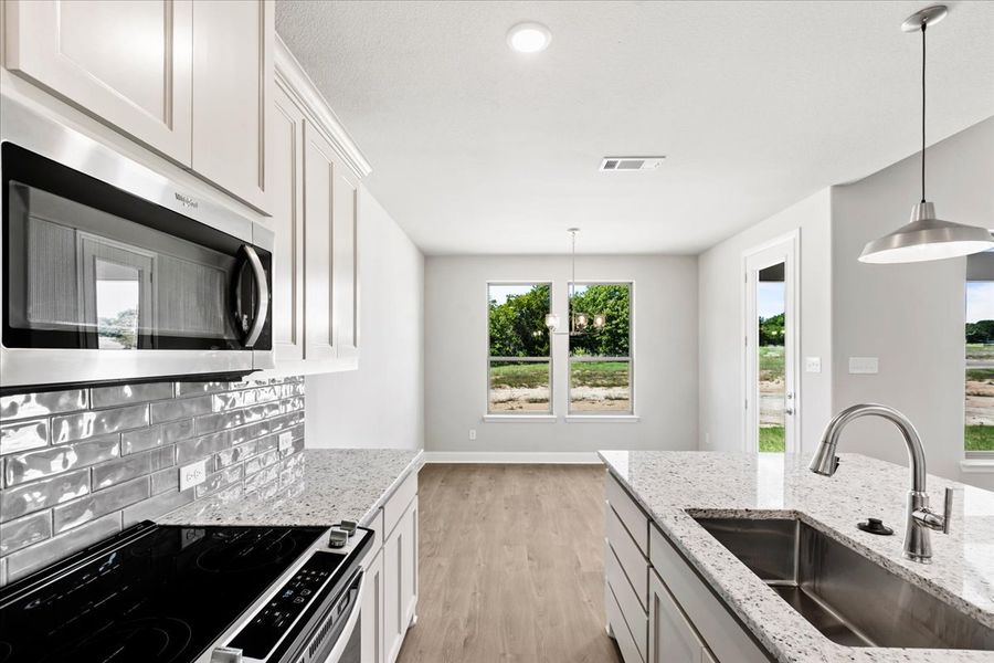 Furnished interior view inside a new home in The Ranches at Valley View, Springtown (Image 16).