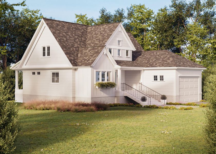 Front exterior of a new home in , Hanahan, SC, highlighting curb appeal (Image 19).
