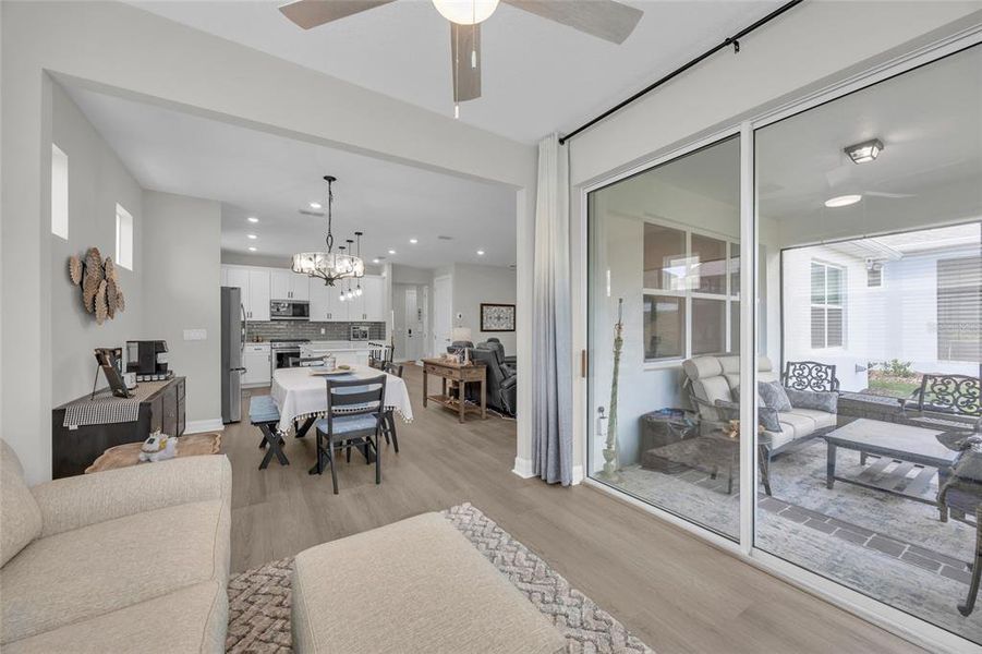 Furnished interior view inside a new home in , Minneola (Image 28).