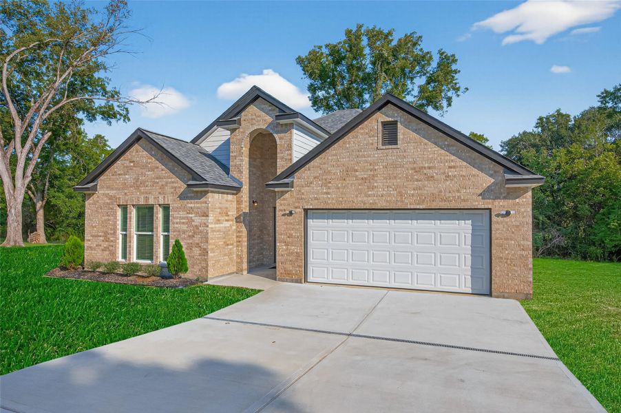 Front exterior of a new home in , Kenefick, TX, highlighting curb appeal (Image 27). Front exterior of a new home in , Kenefick, TX, highlighting curb appeal (Image 27).