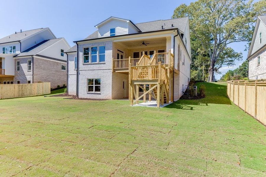 Exterior details and patio area of a home in , Buford (Image 29).