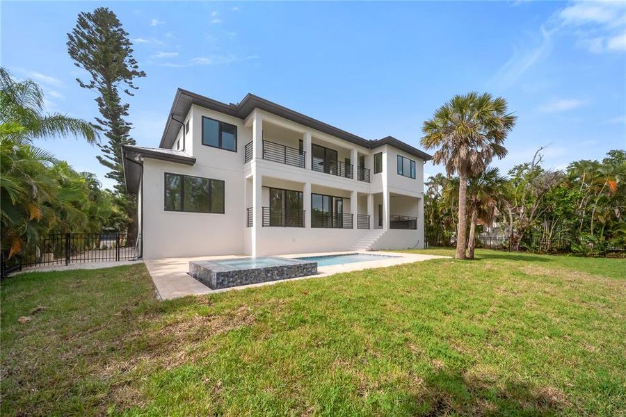 Exterior details and patio area of a home in , Longboat Key (Image 38). Exterior details and patio area of a home in , Longboat Key (Image 38).