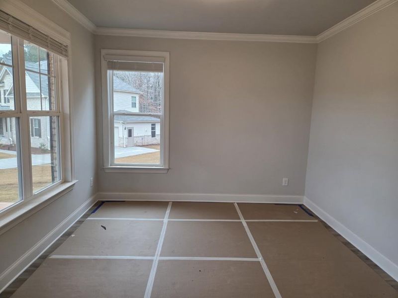 In-progress construction of a new home in Ruby Creek Estates, Atlanta, GA (Image 45).