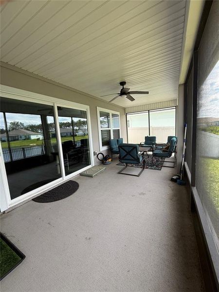 Exterior details and patio area of a home in Sawmill Branch, Palm Coast (Image 2).