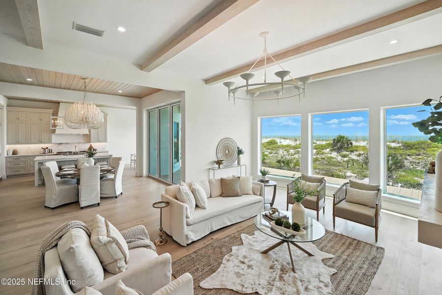 Furnished interior view inside a new home in , Neptune Beach (Image 39).