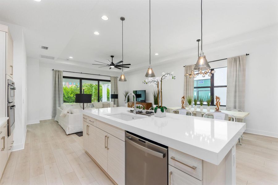 Furnished interior view inside a new home in , Palm Beach Gardens (Image 8). Furnished interior view inside a new home in , Palm Beach Gardens (Image 8).